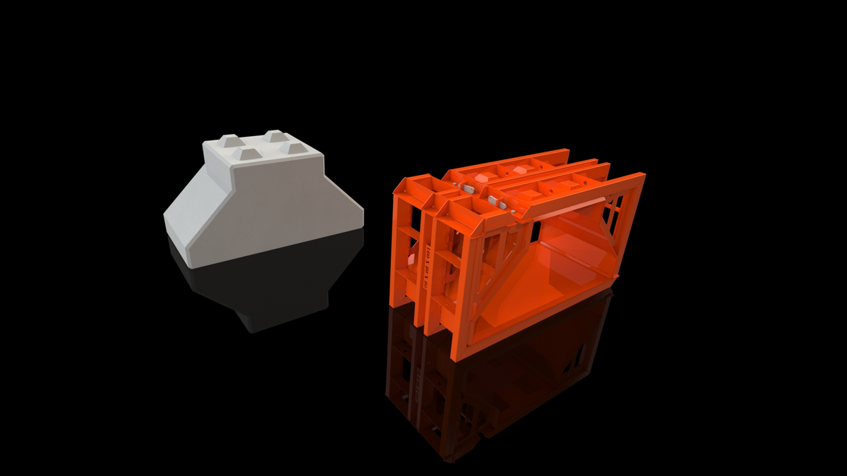 Block shape mould - Base