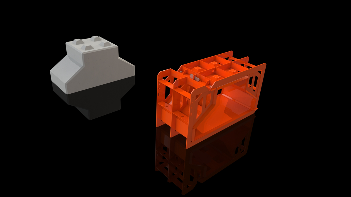 Block shape mould - Base