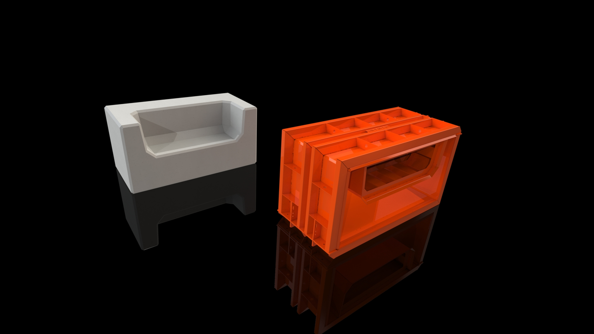 Block shape mould - Sofa